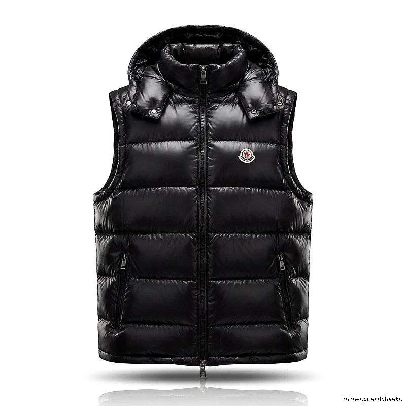 Moncler Black Trendy and Cool Down Vest