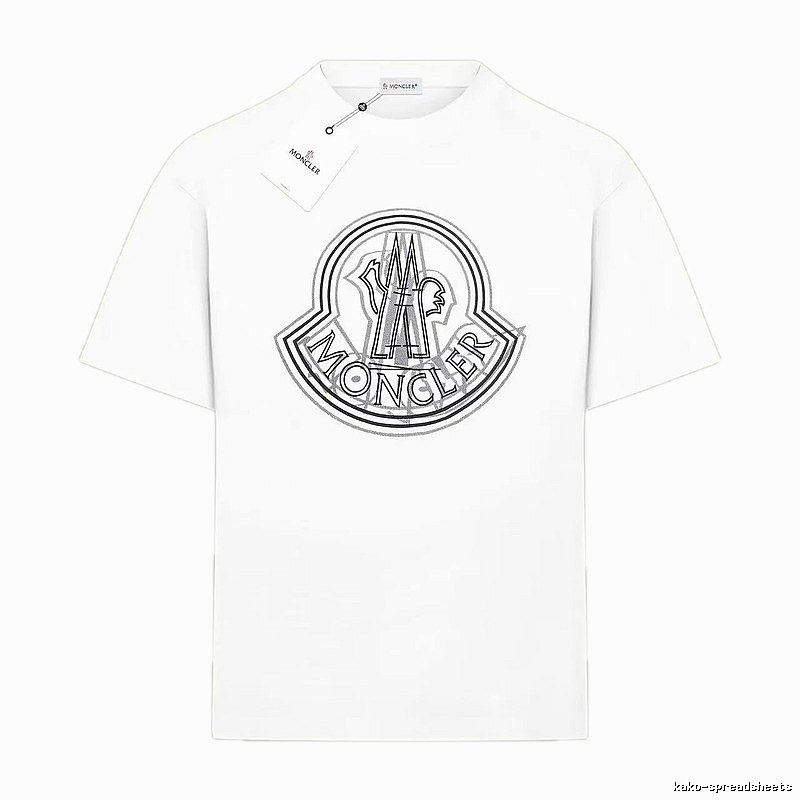 Moncler classic and simple style white T-shirt
