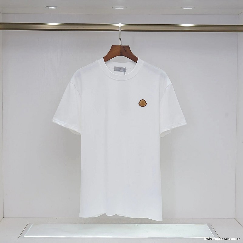 Moncler Classic Minimalist Style White Short-sleeve T-shirt