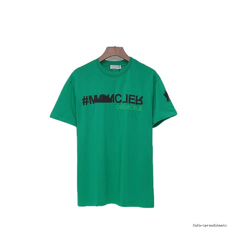 Moncler Grenoble Trendy Green Short-sleeve T-shirt