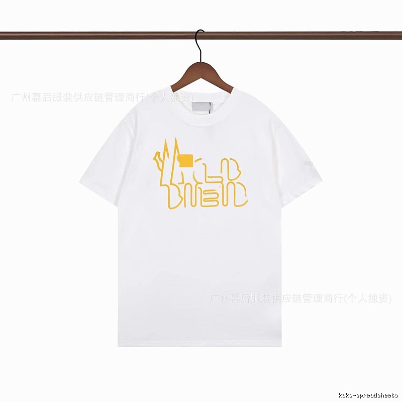 Moncler Line Sketch Print Casual Style White T-Shirt