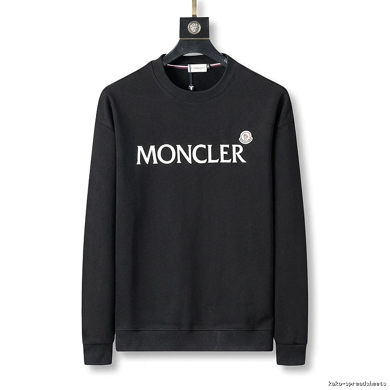 Moncler simple-style black sweatshirt