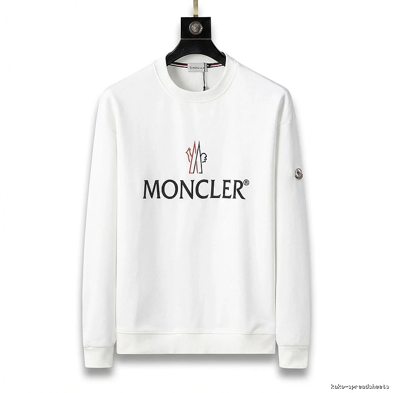 Moncler simple white sweatshirt