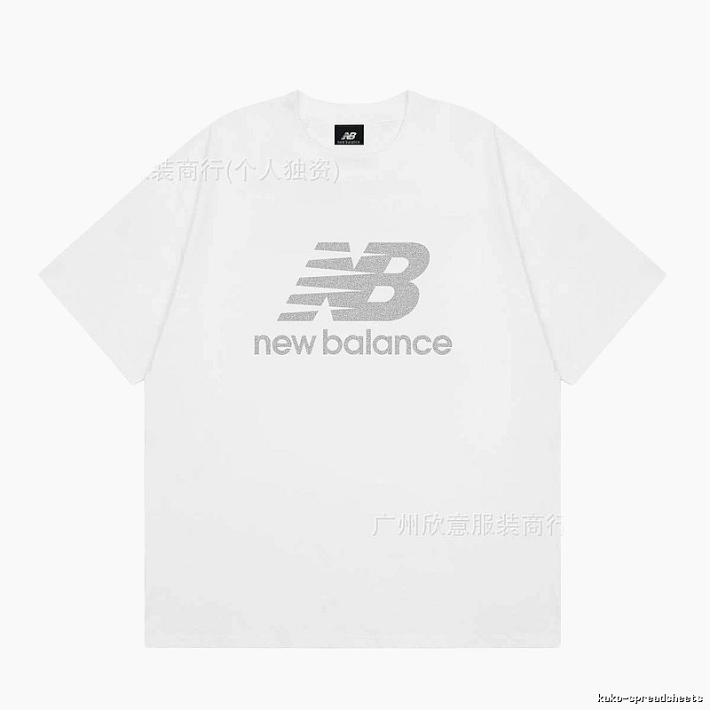 New Balance Classic Casual Style White Short-sleeve T-shirt