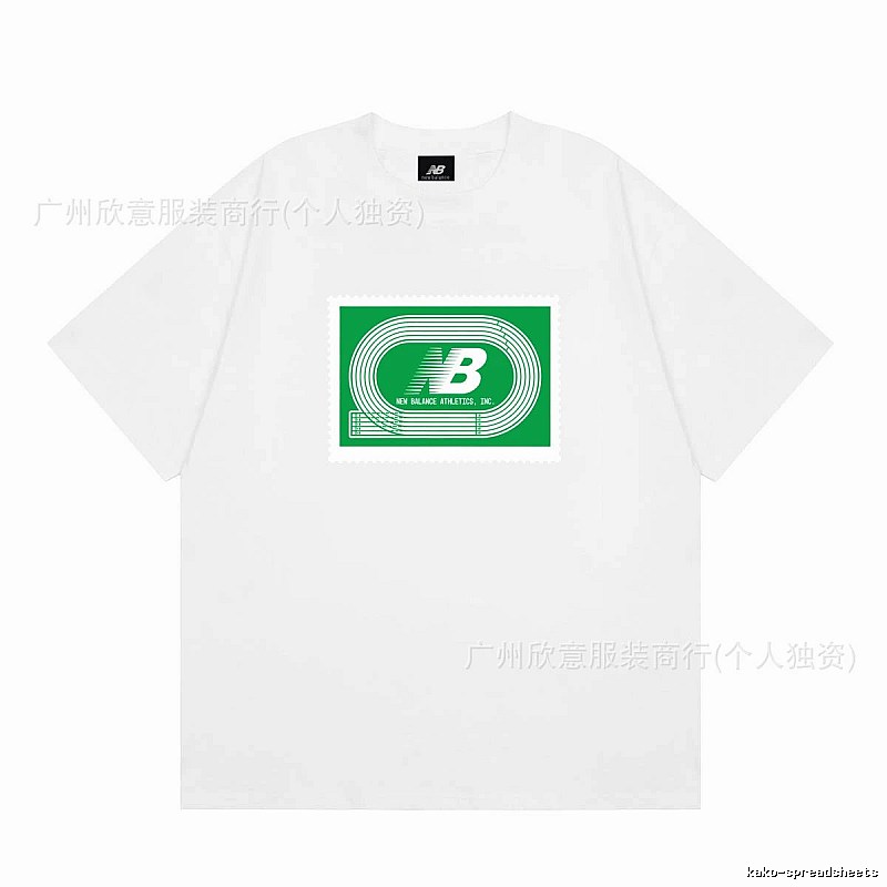 New Balance Printed Casual Style White T-Shirt