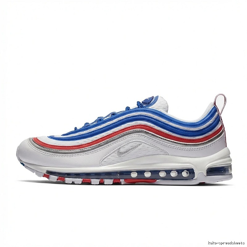 Nike Air Max 97 Trendy White, Red and Blue