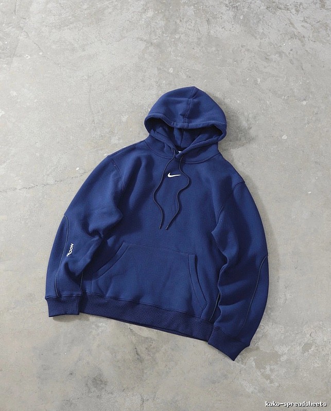 Nike Classic Pullover hoodie Blue Fleece A for Daily Styling
