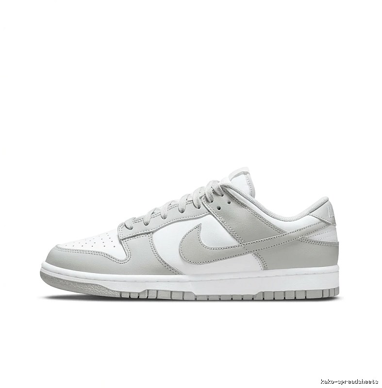 Nike Dunk simple style gray and white shoes
