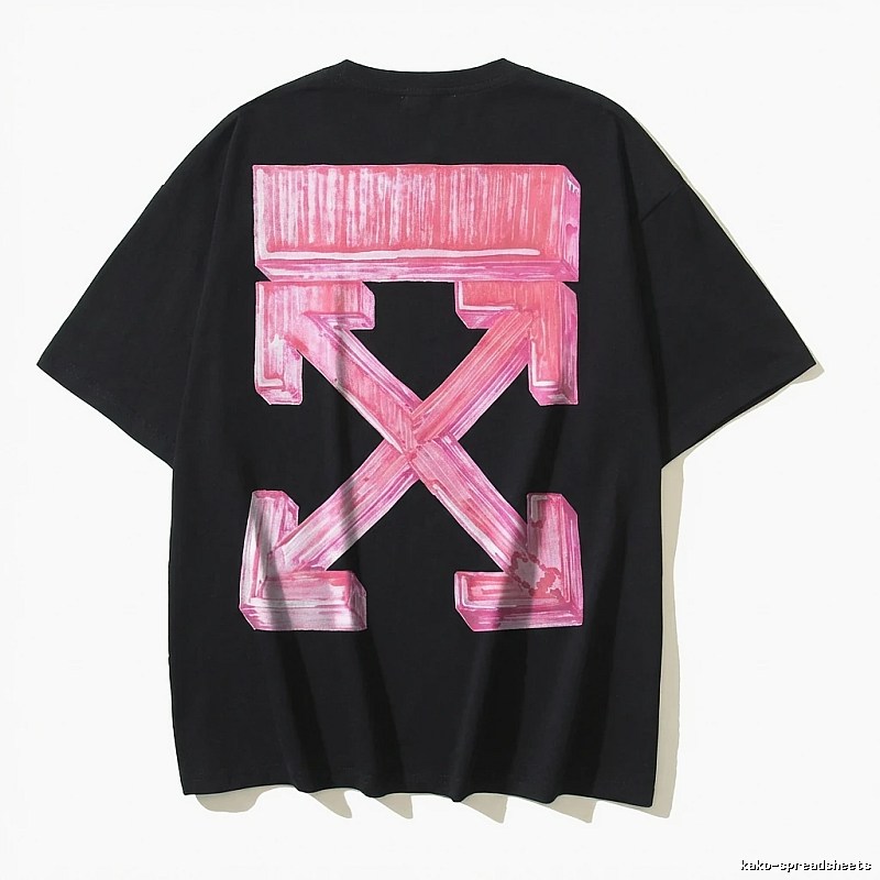 Off-White Arrow Trendy Cool Black T-shirt