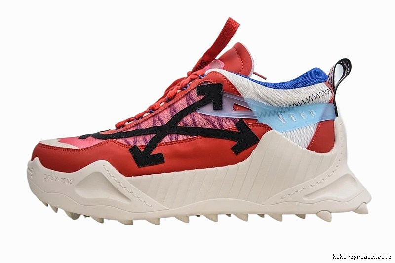 Off-White Arrow Wind Red Sports Shoes