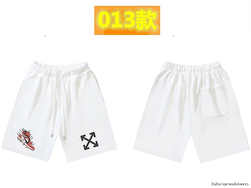 Off-White trendy and cool style white shorts