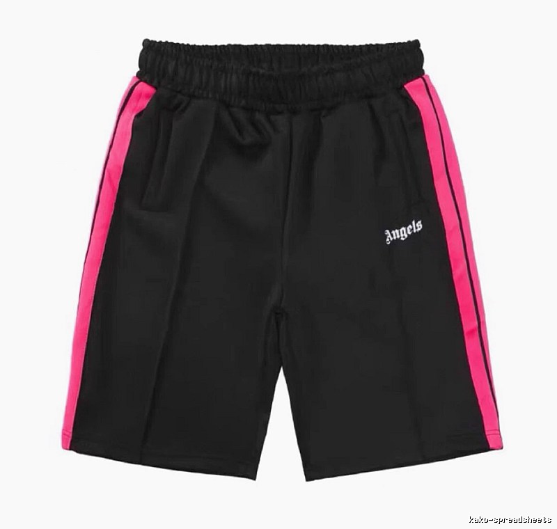 Palm Angels Easy Match Track shorts Black Side Stripe for Everyday Use