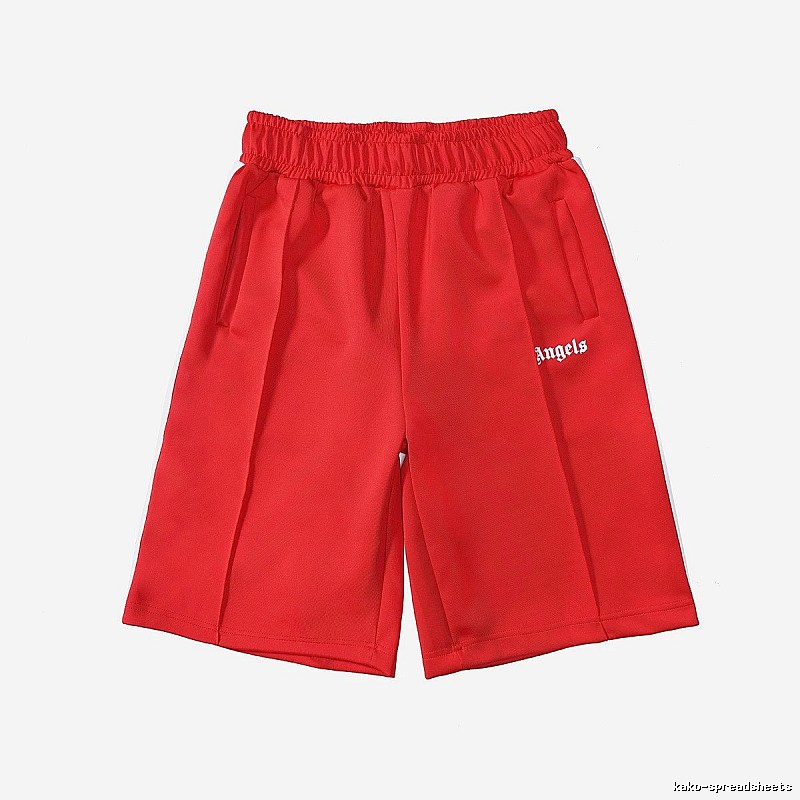 Palm Angels Lightweight Track shorts Black Side Stripe for Trend Styling