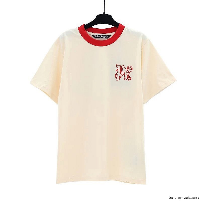 Palm Angels Resort Logo T-shirt White Palm Tree for Travel Looks