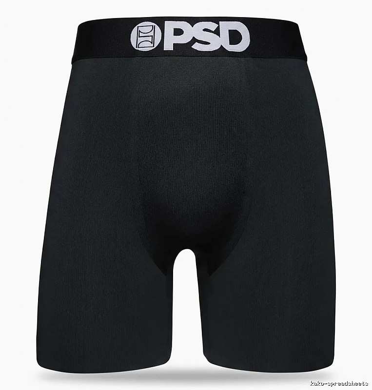 PSD Men's Simple Style Black Shorts