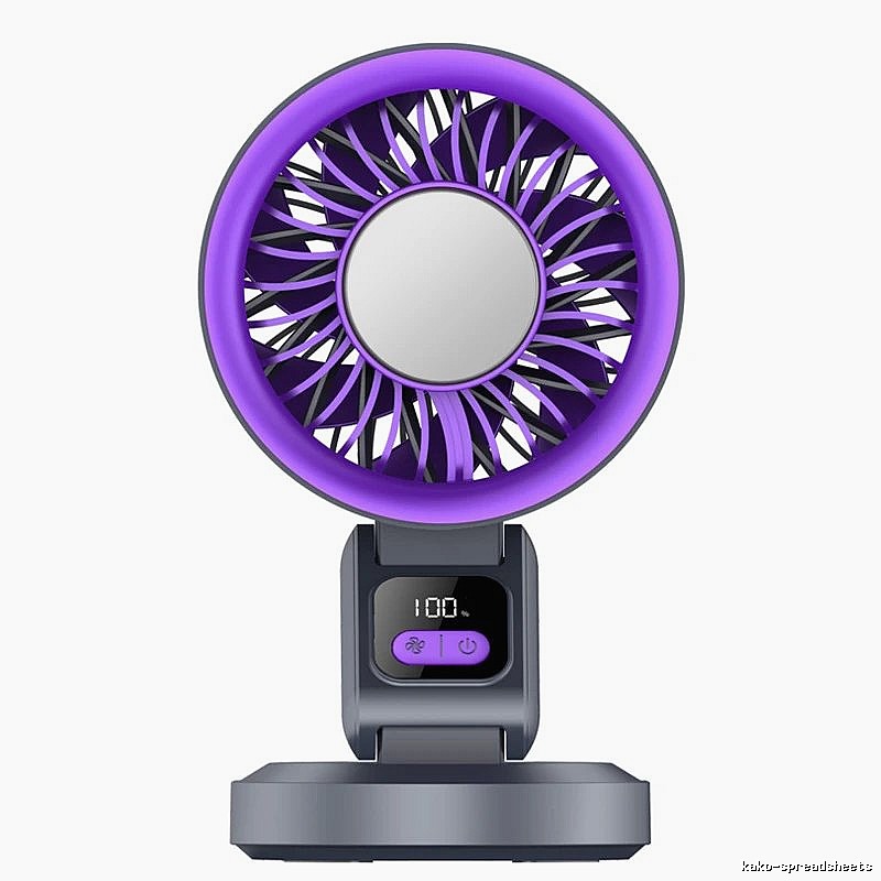 Quick Cooling Desktop Cooling Fan Gray Cold-compress Version