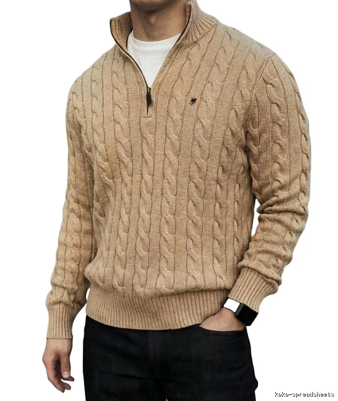 Ralph Lauren brown retro-style sweater