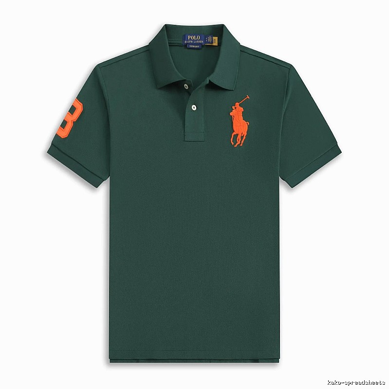 Ralph Lauren Polo American retro style dark green shirt
