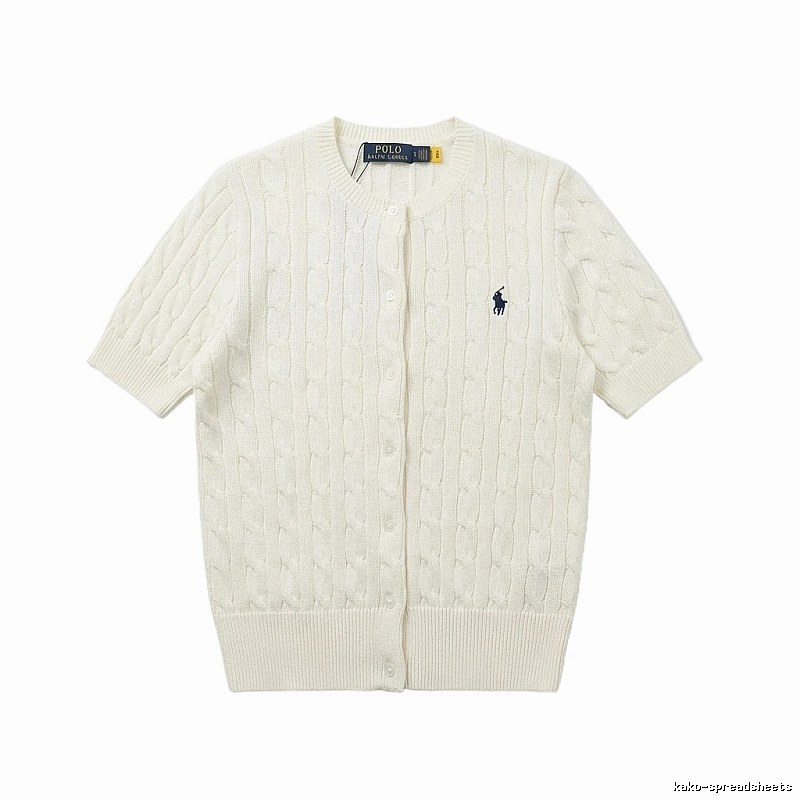 Ralph Lauren Polo white knitted cardigan