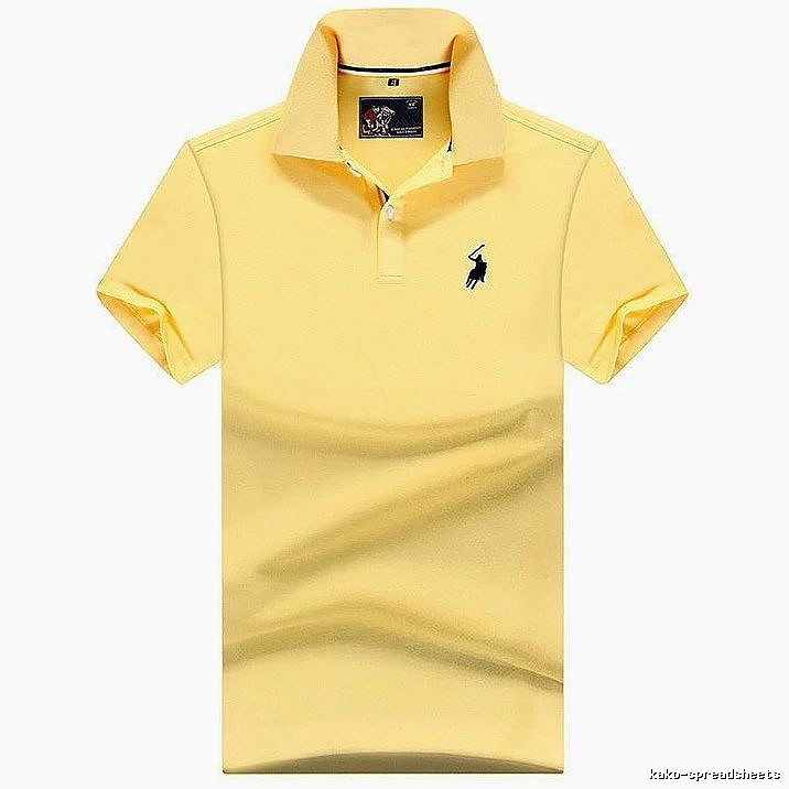 Ralph Lauren Premium Style Yellow polo shirt Bright Yellow Polo for Resort Outfits
