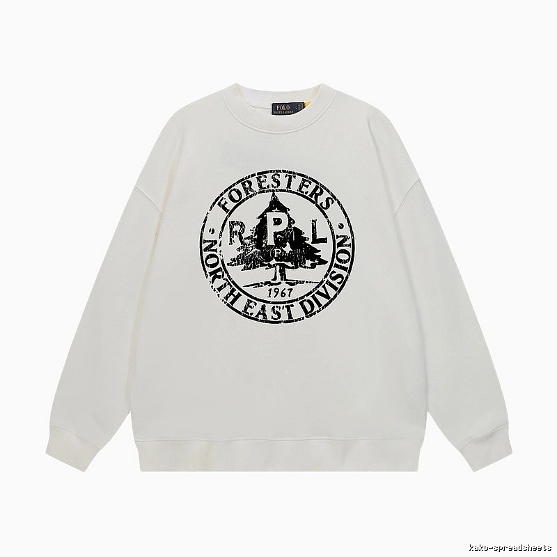 Ralph Lauren retro-style white sweatshirt