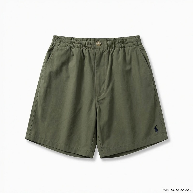 Ralph Lauren's casual-style military green shorts
