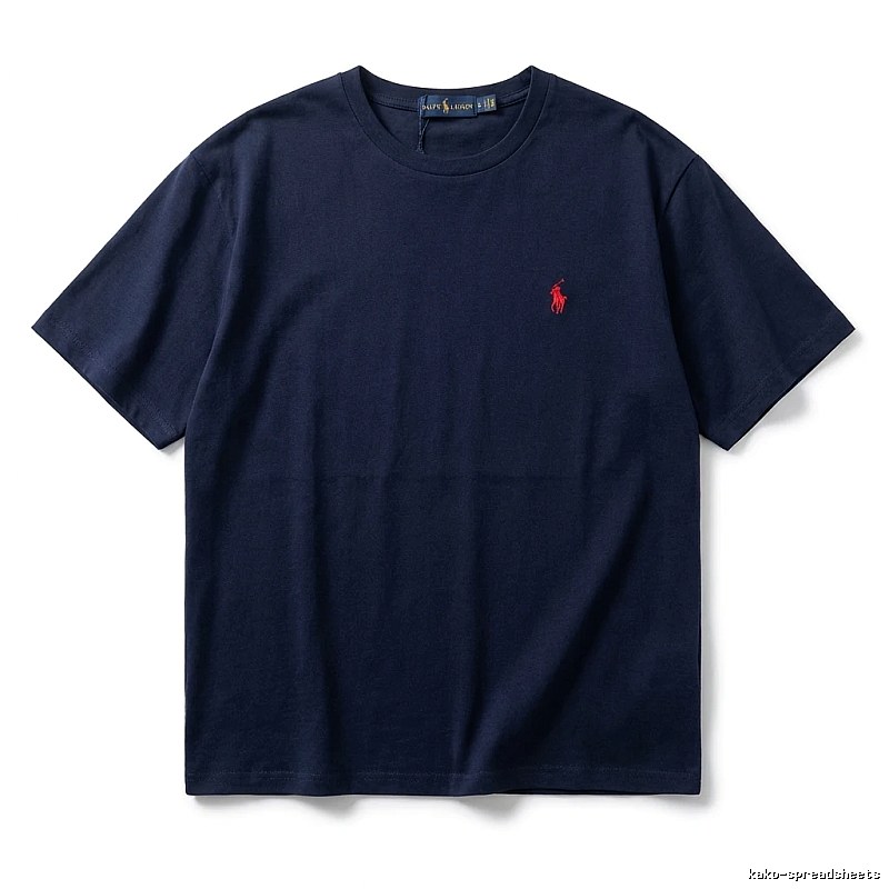 Ralph Lauren's classic and simple style black T-shirt