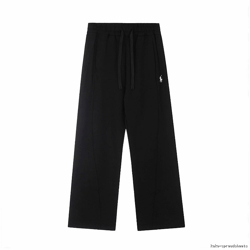 RalphLauren Wide-Leg Casual Pants Travel Edit in Black