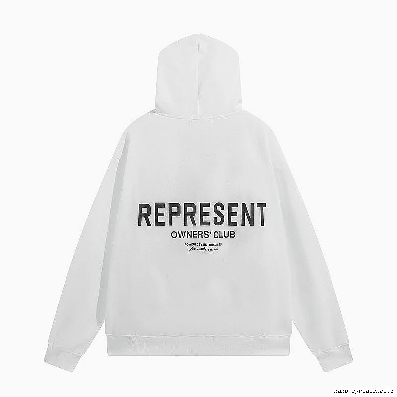 Represent Casual Owners Club hoodie Navy Large Represent for Streetwear Looks