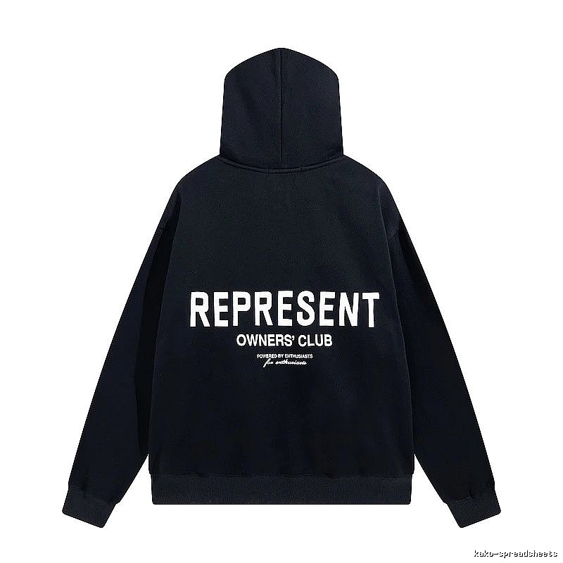 Represent Classic Owners Club hoodie Navy Large Represent for Daily Styling