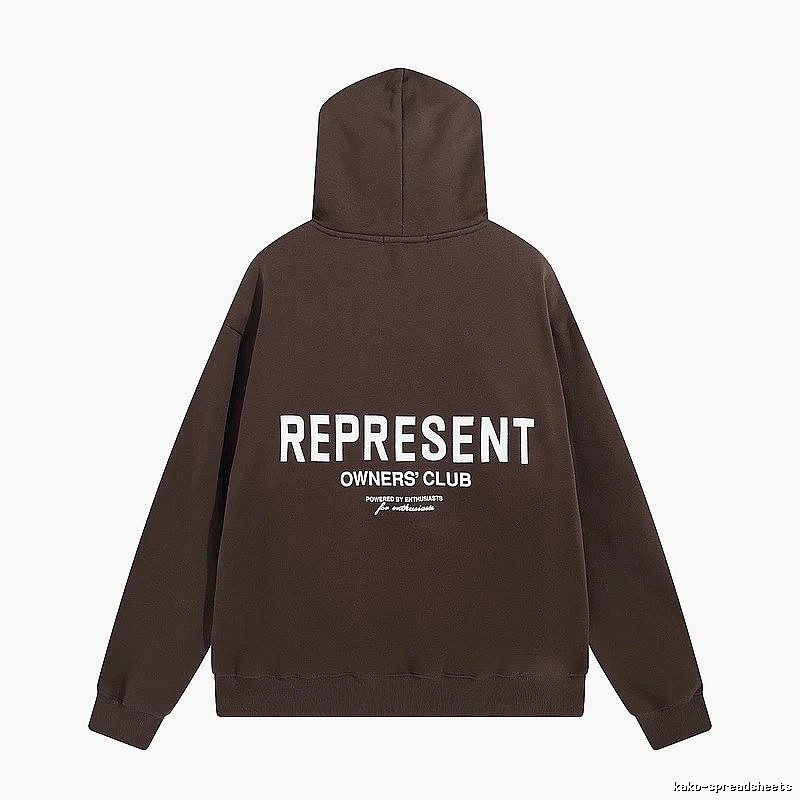 Represent Lightweight Owners Club hoodie Navy Large Represent for Trend Styling
