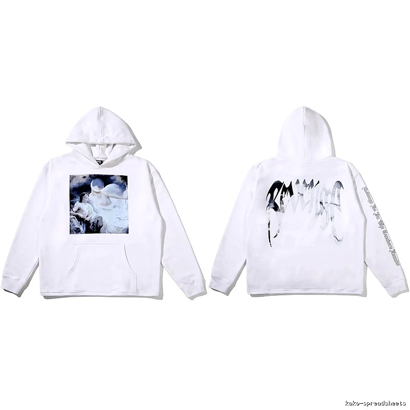 Revenge dark style white hoodie