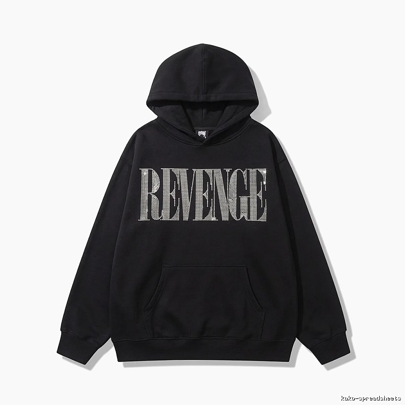 Revenge Letter Wind Black Hoodie