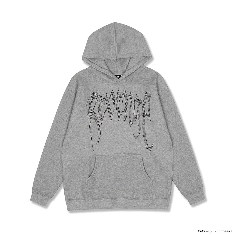 Revenge trendy and cool style grey hoodie
