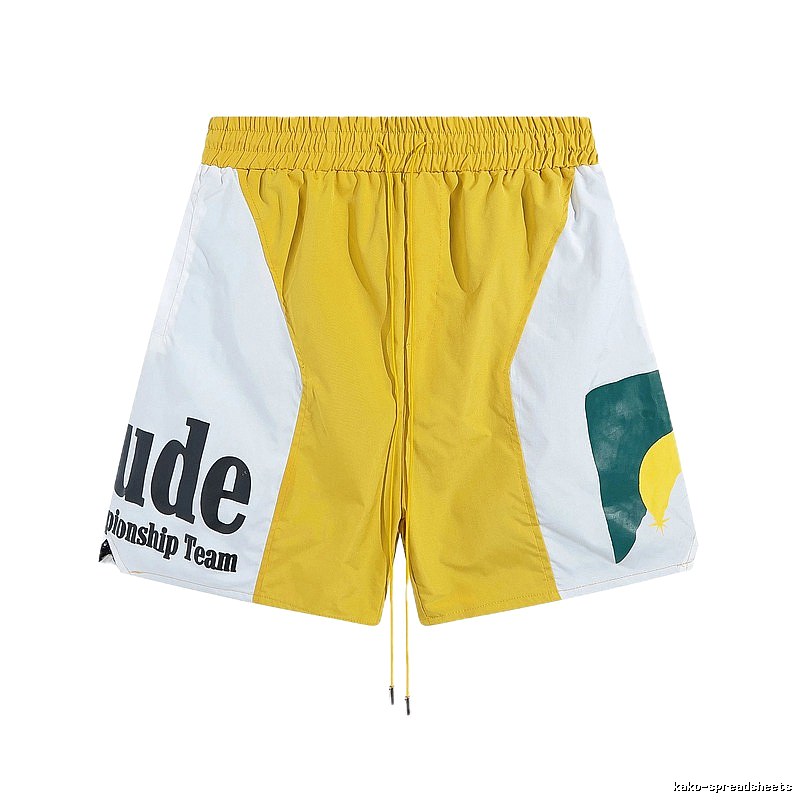 RHUDE Color-Block Sport Shorts
