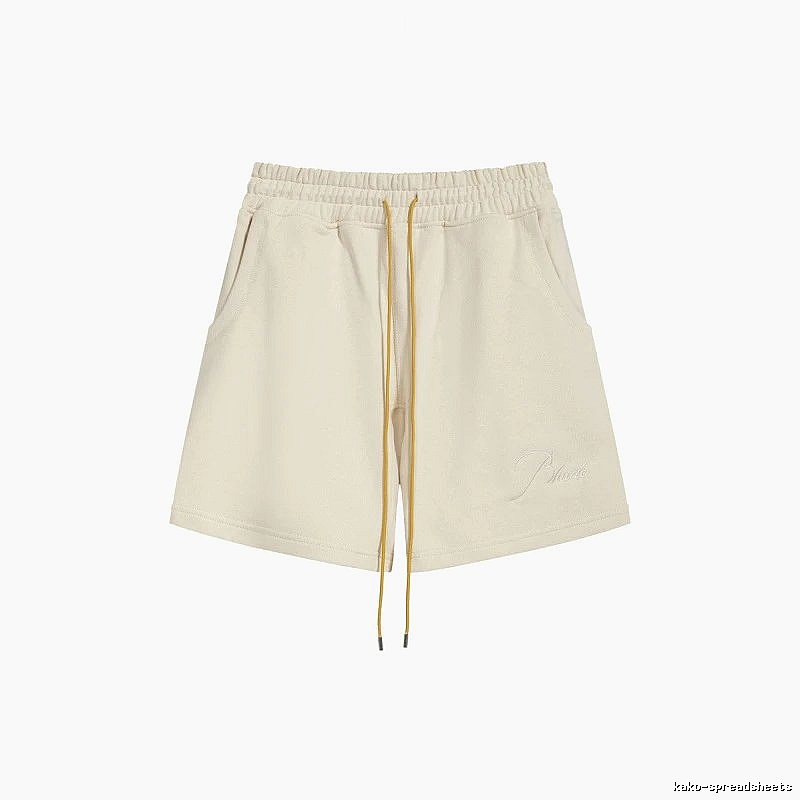 RHUDE's simple and casual style off-white shorts
