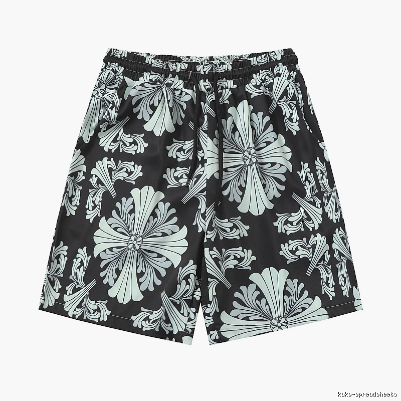 Shorts Styling Black Floral Button Shirt Resort Wear