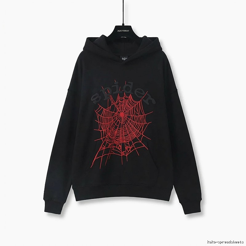Sp5der cobweb - style black sweatshirt