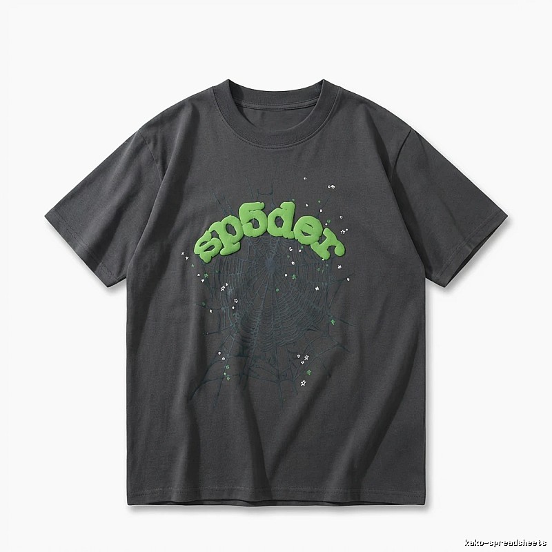 Sp5der Dark Style Black T-shirt