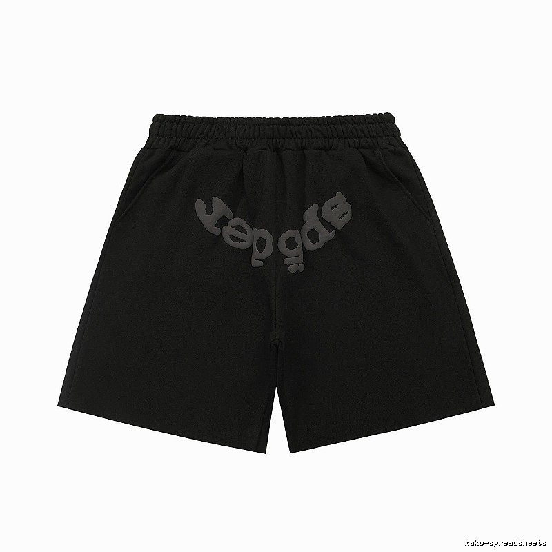 Sp5der letter trendy brand style shorts