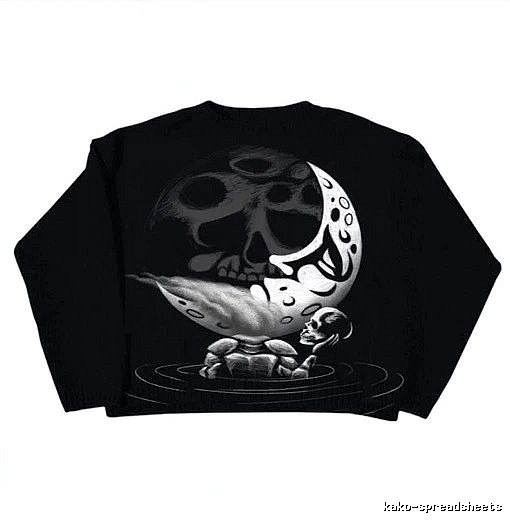 Sport Anime graphic sweater Black Knit Top for Warm Weather