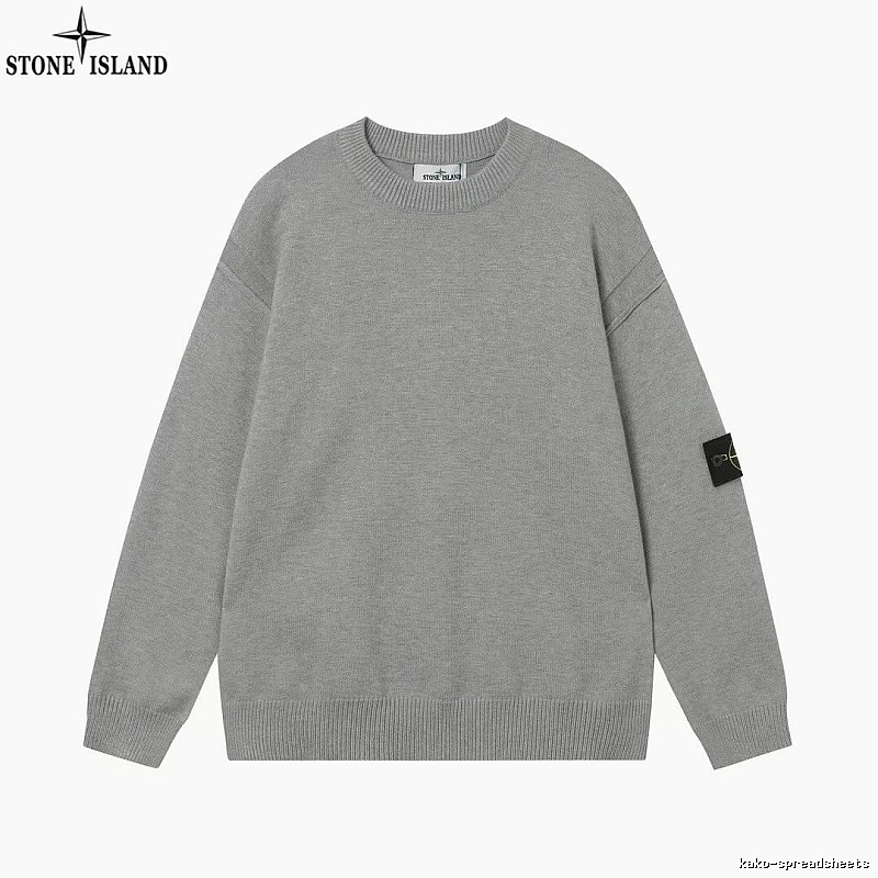 Stone Island Gray Crewneck SweatShirt Daily Styling