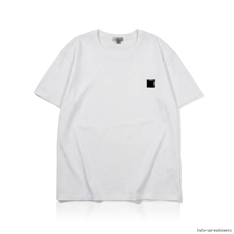 Stone Island minimalist style white T-shirt