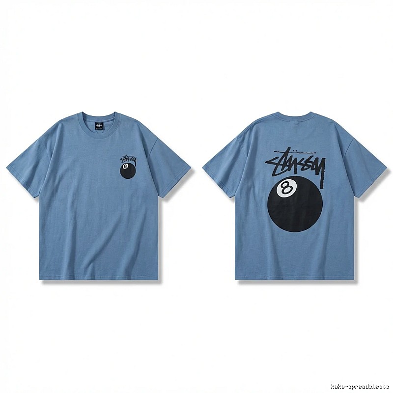 Stussy 8-ball blue T-shirt