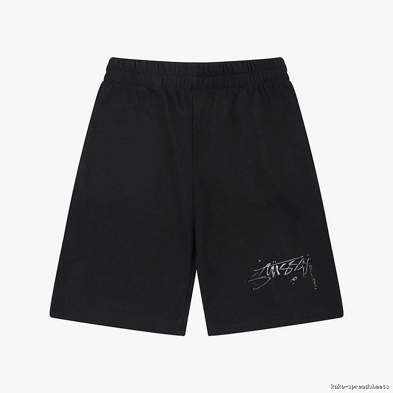 Stussy Basic Style Trendy Black Shorts