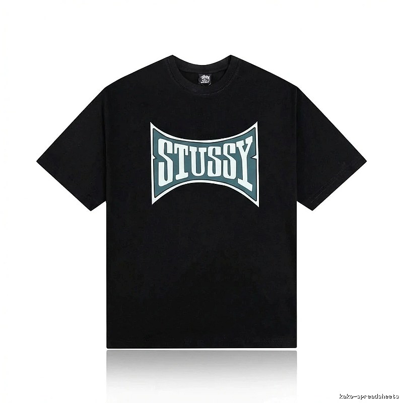 Stussy classic black T-shirt