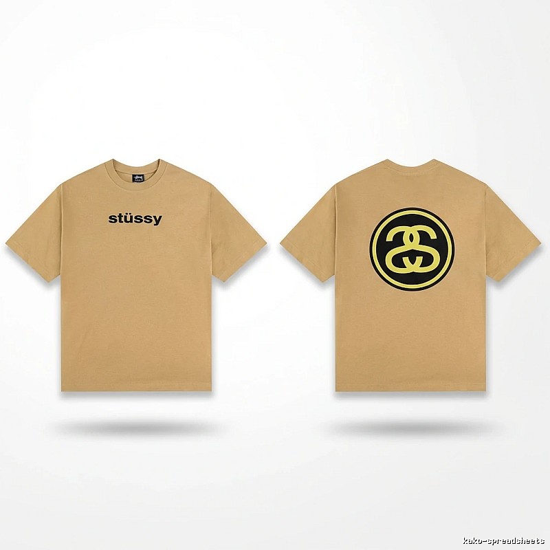 Stussy classic khaki short-sleeve