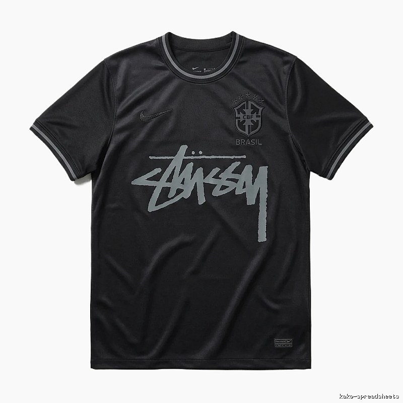 Stussy graffiti-style black T-shirt