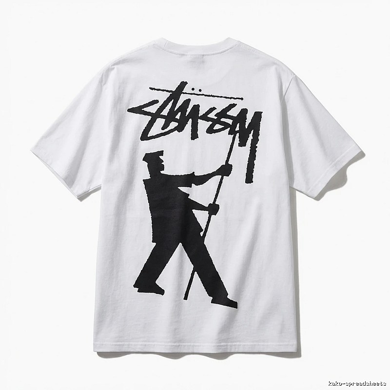 Stussy Graffiti Style White T-shirt