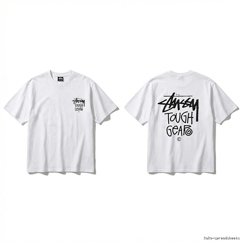 Stussy Graffiti Style White T-shirt